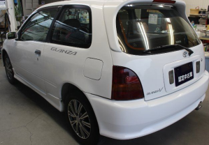 1998 toyota starlet glanza V MT 1.3 turbo used for sale in japan
